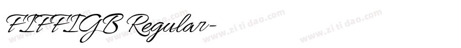 FIFFIGB Regular字体转换